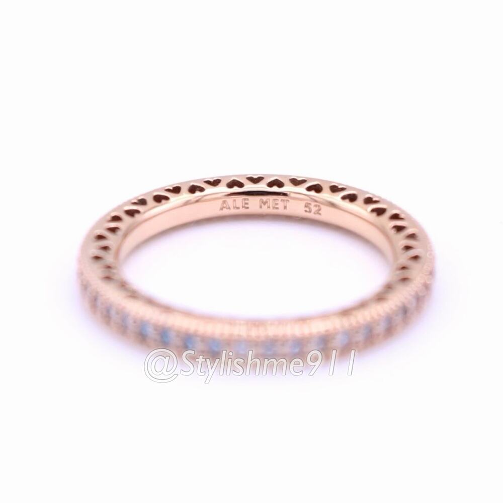 Authentic PANDORA Rose Gold Hearts of Pandora Ring - Picture 2 of 9